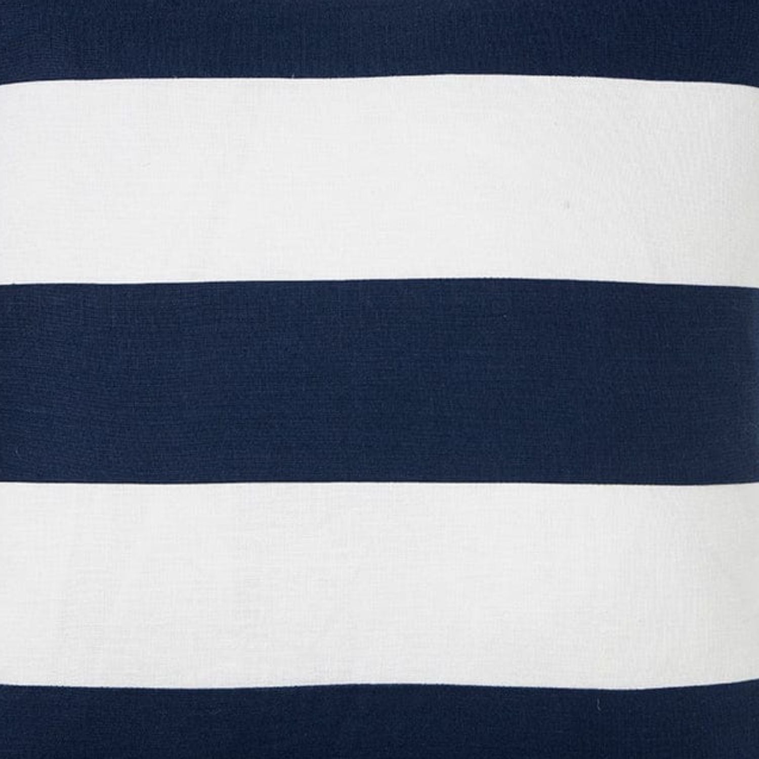 Navy & White Striped Linen Cushion