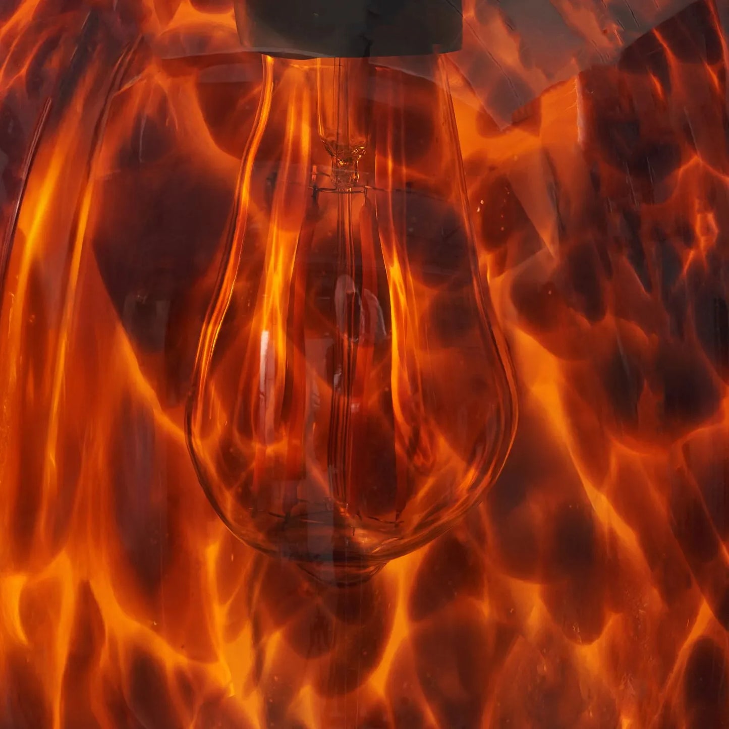 Amber & Brown Tortoiseshell Glass Pendant Light with Brushed Gold Fitting – Adjustable & Dimmable Oval Ceiling Pendant 111x20x20cm | Click Style