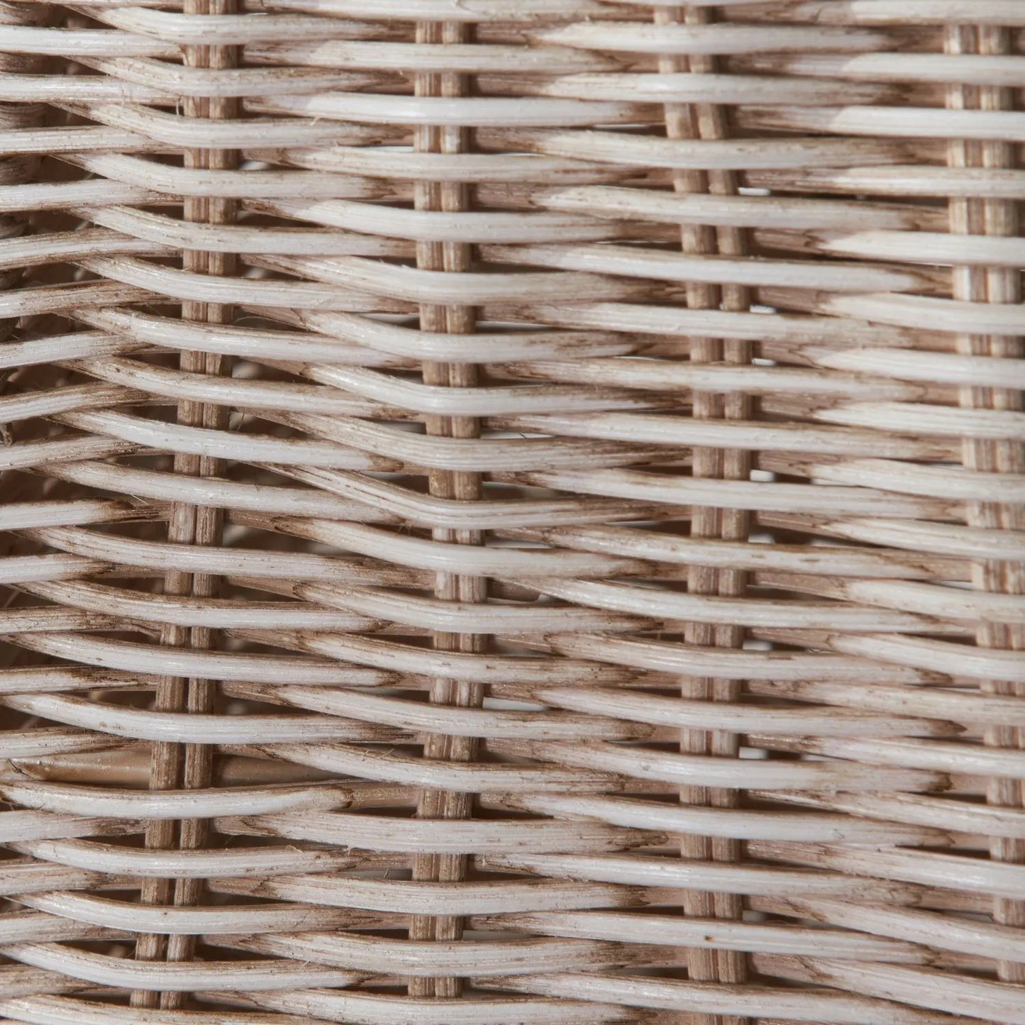 Antique Cream-Washed Rattan Pyramid Table Lamp Base With Gold Lampholder Woven Natural Table Light 49x18x18cm | Click Style