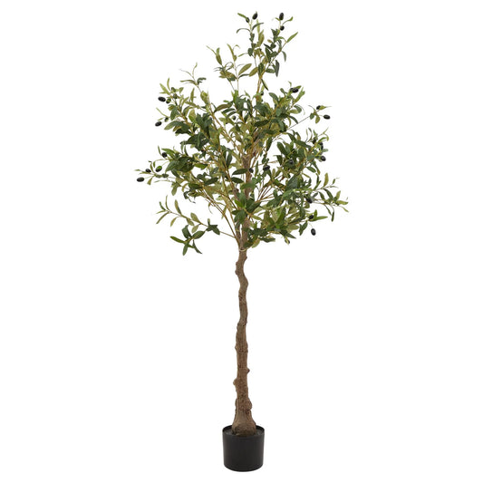 Artificial Medium Olive Tree 150cm Medium Faux Olive Tree - Click Style