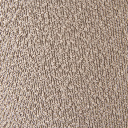 Beige Taupe Bouclé Tapered Lampshade with Teddy Textured Fabric – Cone-Shaped Light Shade for Ceiling Table & Floor Lamps 50cm/20in - Click Style