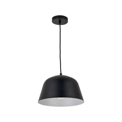 Black Adjustable Retro Pendant Ceiling Light with Metal Dome Shade – Modern Hanging Suspension Lamp 122x29x29cm | Click Style