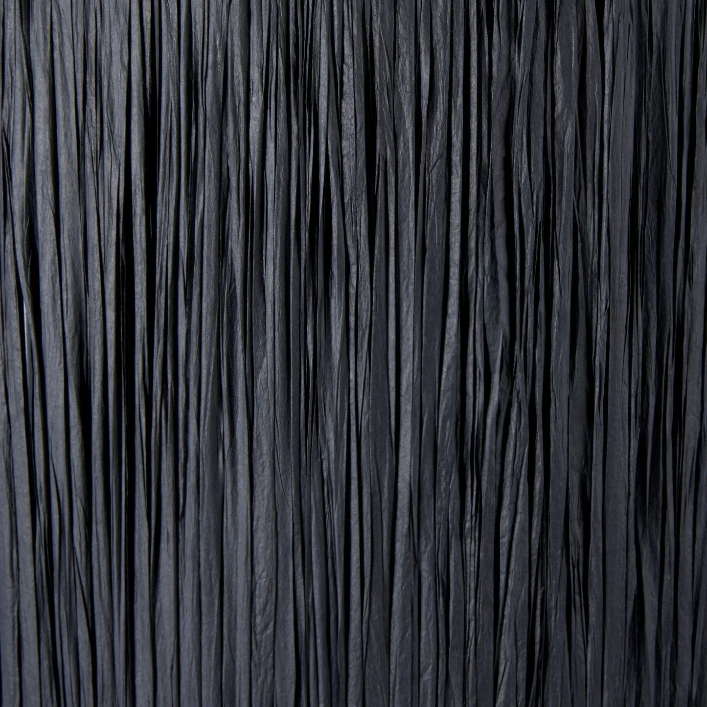 Black Raffia Drum Lampshade with Wrapped Textured Finish – Light Shade for Ceiling Table & Floor Lamps 30cm/12in - Click Style