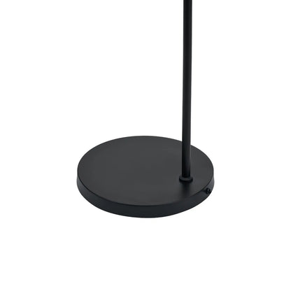 Black Retro Task Floor Lamp with Adjustable Metal Dome Shade – Modern Reading Light 172x30x38cm | Standard Lamp | Click Style
