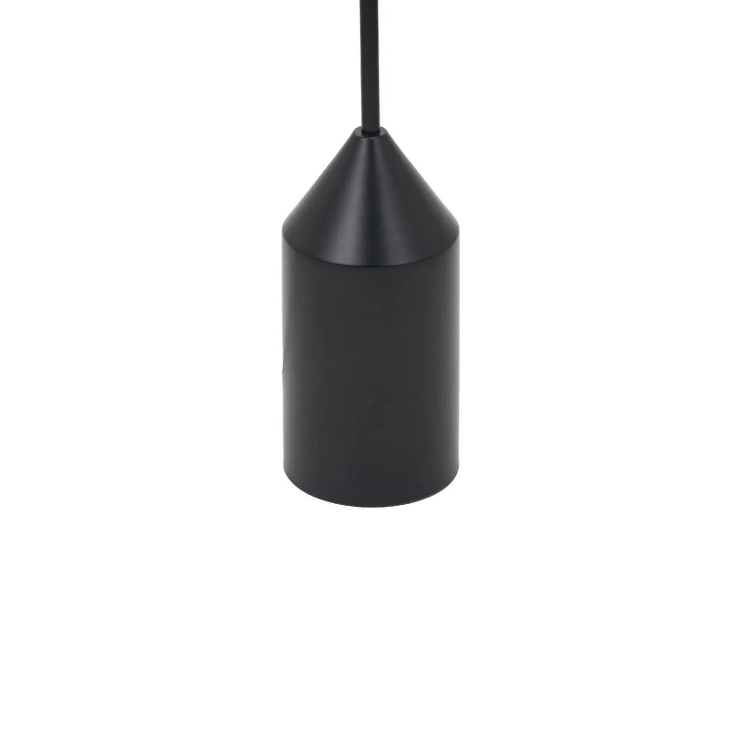 Black Sculptural Metal Floor Lamp with Structured Natural Linen Rounded Squat Shade – Contemporary Cream & Black Freestanding Floor Lamp 157x41x41cm | Click Style