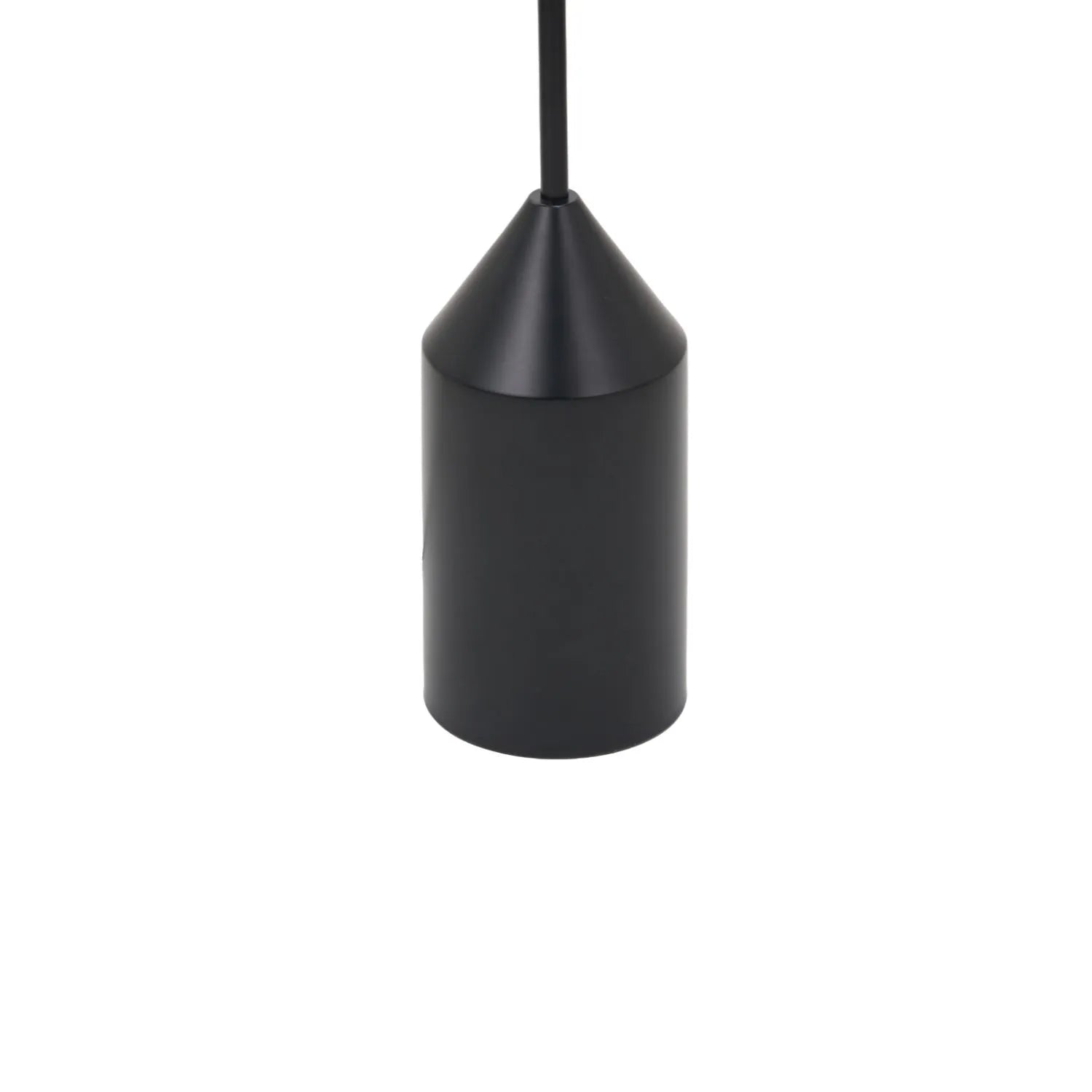 Black Sculptural Metal Floor Lamp with Structured Natural Linen Rounded Squat Shade – Contemporary Cream & Black Freestanding Floor Lamp 157x41x41cm | Click Style