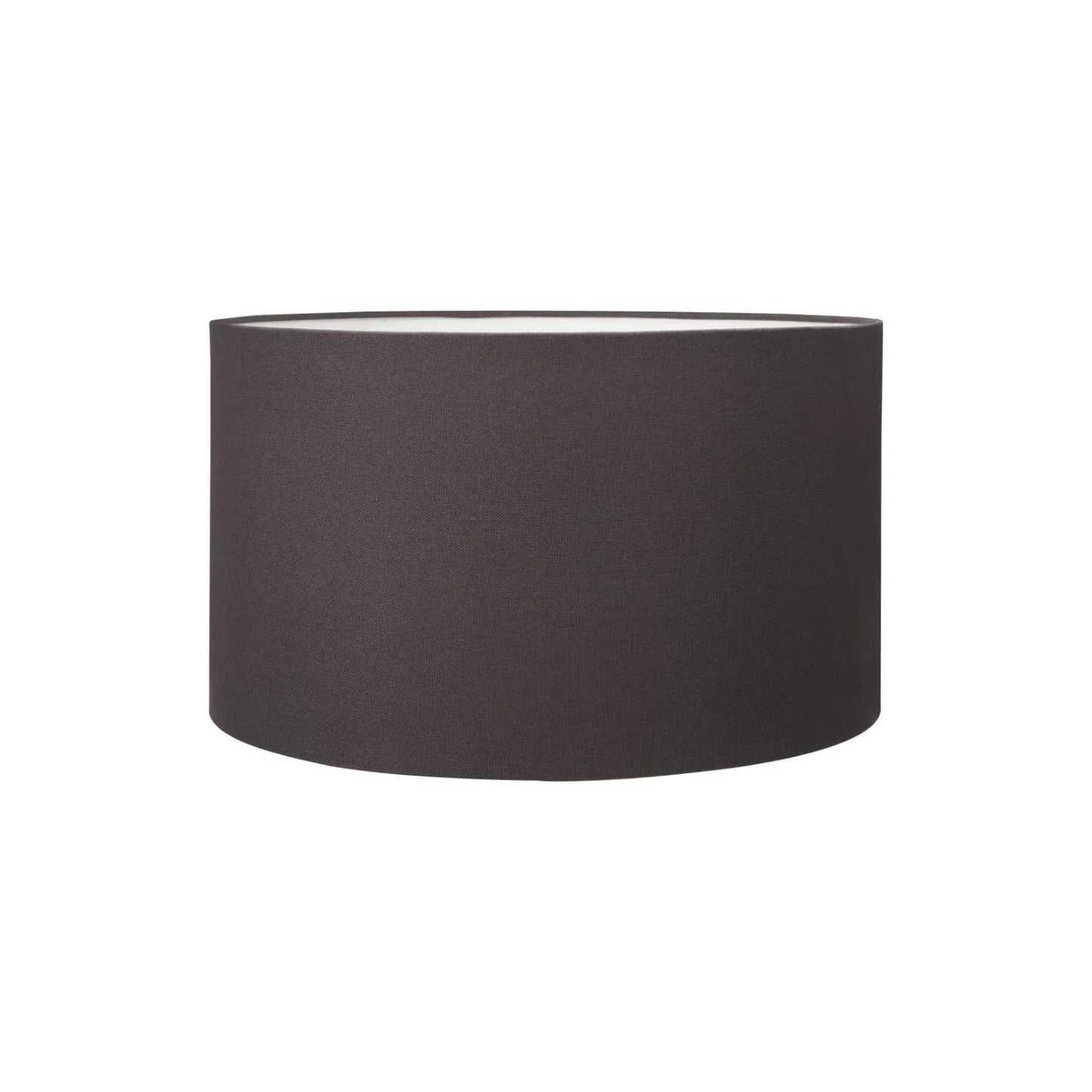 Black & White Art Deco Ceramic Urn Table Lamp with Grey Handloom Cotton Drum Shade – Monochrome Decorative Lighting 67x40x40cm | Click Style