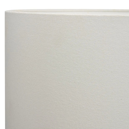 Black & White Art Deco Ceramic Urn Table Lamp with White Handloom Cotton Drum Shade – Monochrome Decorative Lighting 67x40x40cm | Click Style