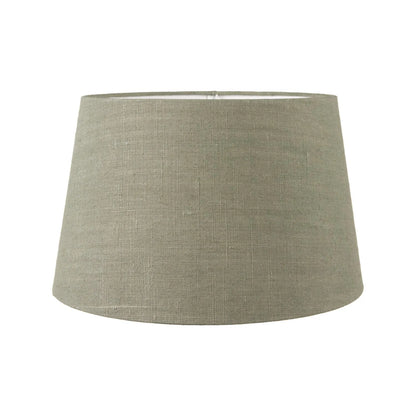 Brown & Green Aged Metal Floor Lamp with 50cm Pistachio Green Linen Tapered Shade 158x50x50cm | Click Style