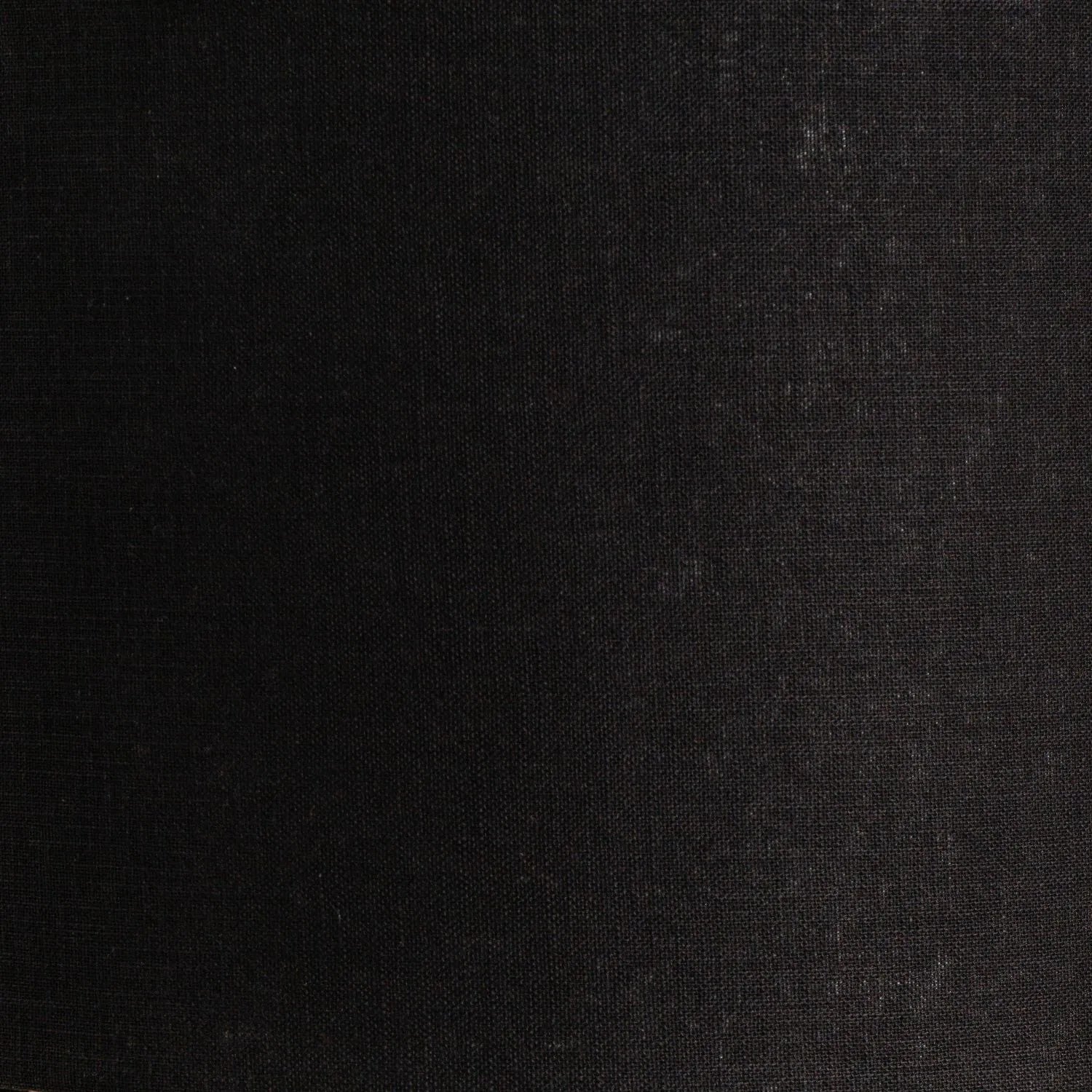 Brown & Green Aged Metal Tapered Table Lamp with 40cm Black Self-Lined Linen Drum Shade – Sculptural Bedside & Side Table Light 76x40x40cm | Click Style