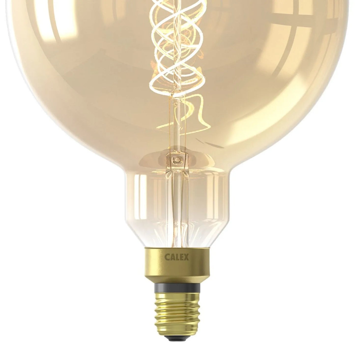 Calex XXL E27 LED Dimmable Screw Filament Globe Bulb – Giant Gold Glass Light 4W 200 Lumens 2100K 30x20x20cm - Click Style