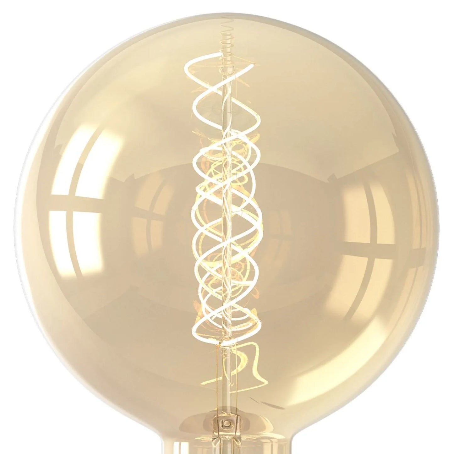 Calex XXL E27 LED Dimmable Screw Filament Globe Bulb – Giant Gold Glass Light 4W 200 Lumens 2100K 30x20x20cm - Click Style