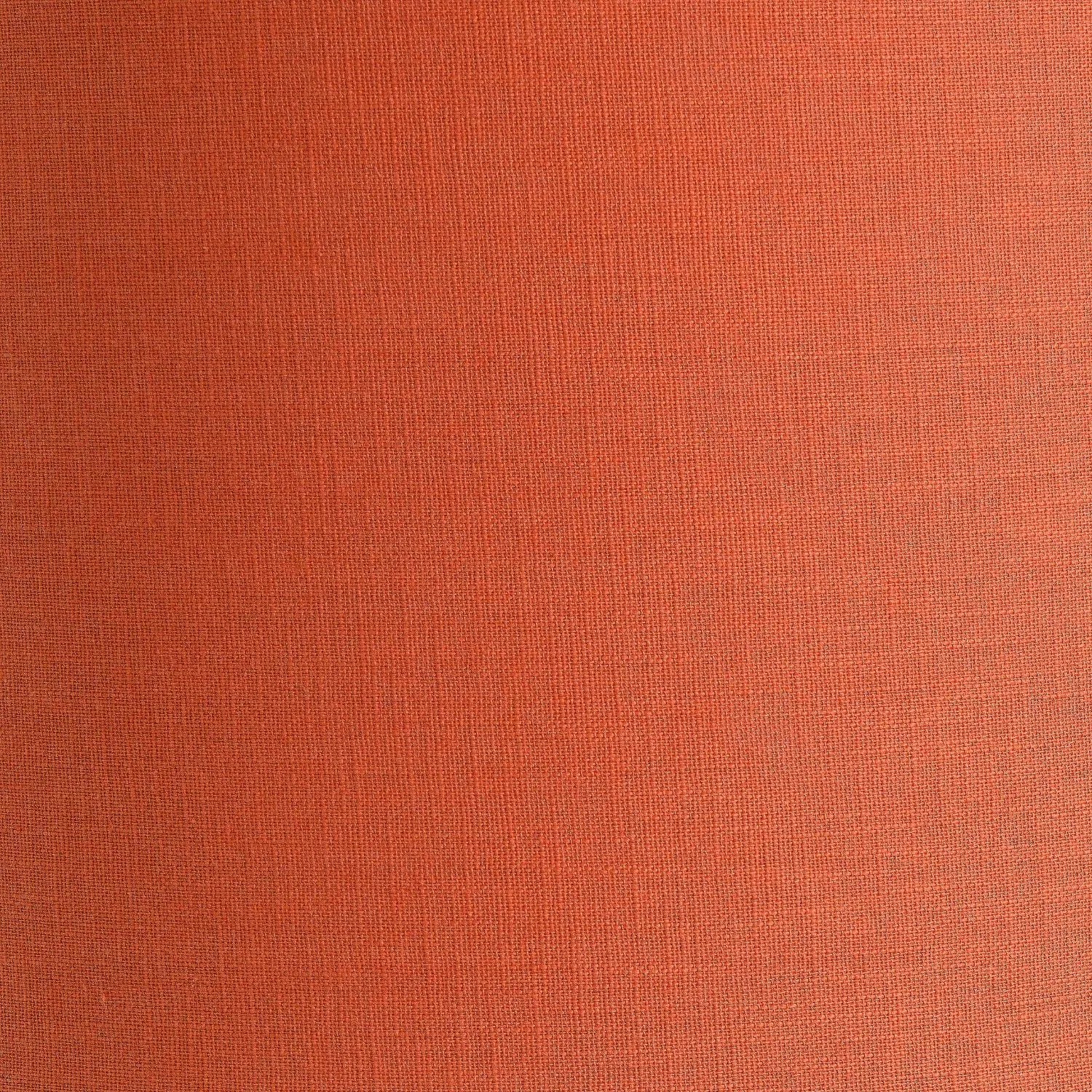 Cinnamon Linen Self Lined Drum Lampshade 45cm/18in - Click Style