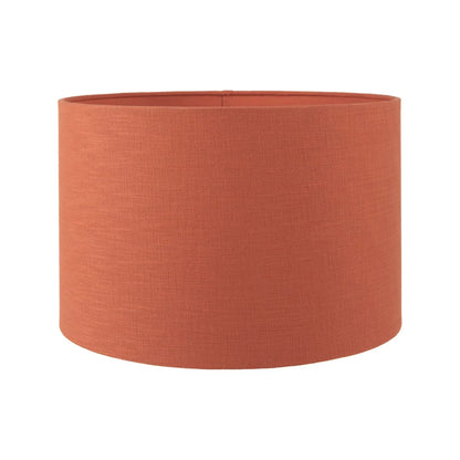 Cinnamon Linen Self Lined Drum Lampshade 45cm/18in - Click Style