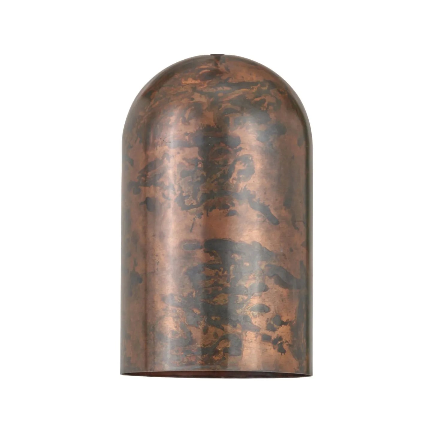 Copper Effect Adjustable Pendant Ceiling Light with Metal Dome Shade – Industrial Modern Suspension Lamp H126x15x15cm | Click Style