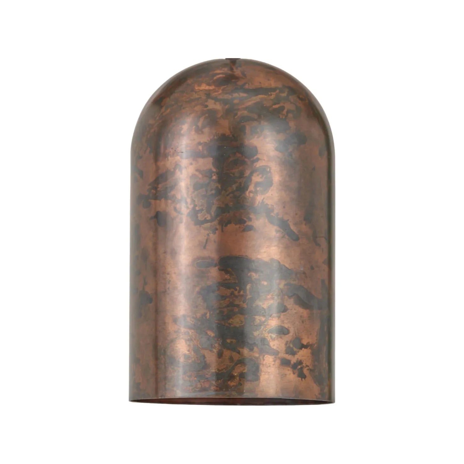 Copper Effect Adjustable Pendant Ceiling Light with Metal Dome Shade – Industrial Modern Suspension Lamp H126x15x15cm | Click Style