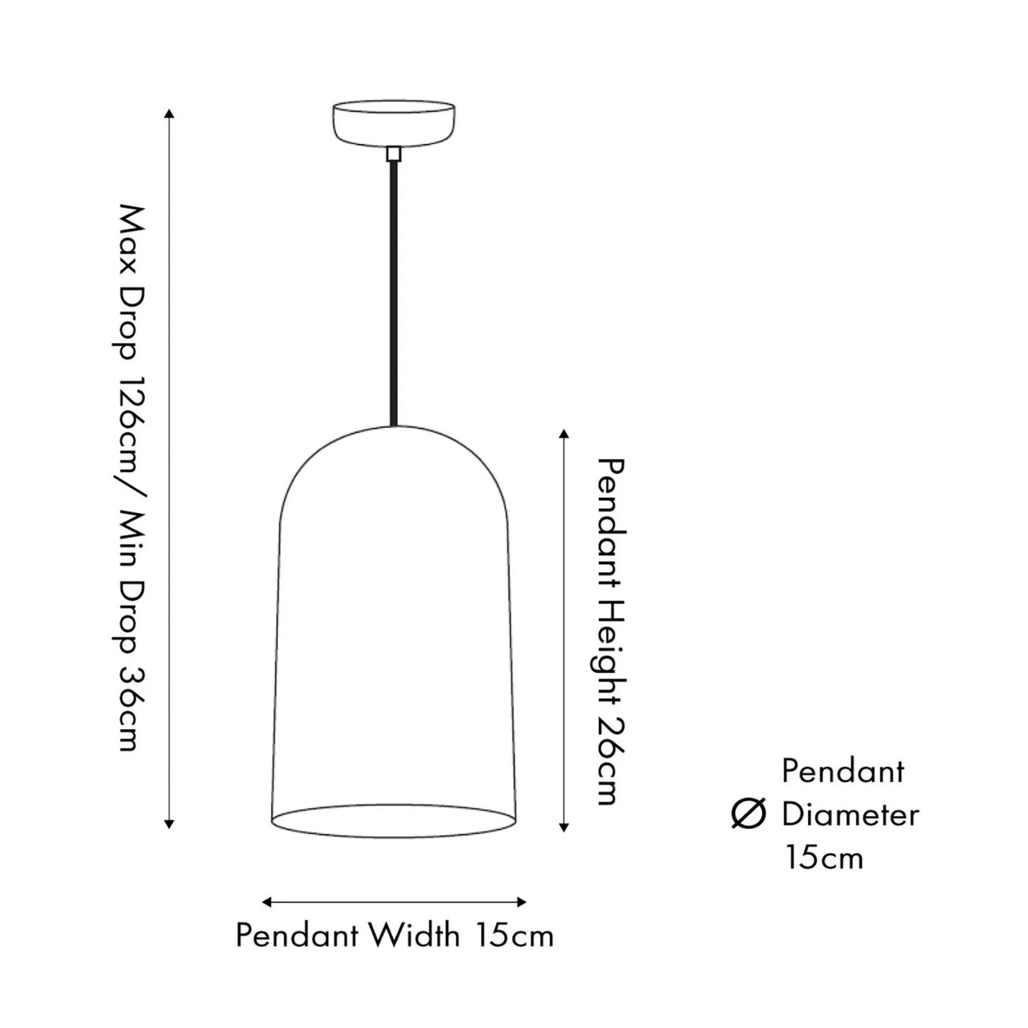 Copper Effect Adjustable Pendant Ceiling Light with Metal Dome Shade – Industrial Modern Suspension Lamp Dimensions H126x15x15cm | Click Style