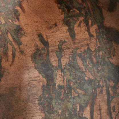 Copper Effect Adjustable Pendant Ceiling Light with Wide Metal Dome Shade – Industrial Modern Suspension Lamp H130x47x47cm | Click Style