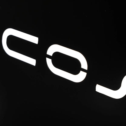 Cosi Round Metal Cover Plate – Large Black Burner Protector for Fire Pits Compatible with Cosiglass Round Wind Guard 52x52cm - Click Style