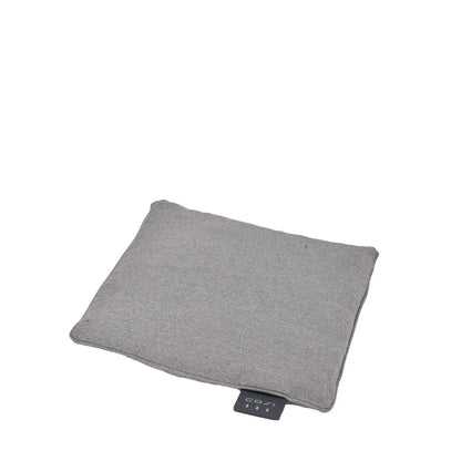 Cosipillow Grey Heated Indoor & Outdoor Square Seat Cushion Pillow with Infrared Heating & Rechargeable Battery 40x40x3cm  Click Style