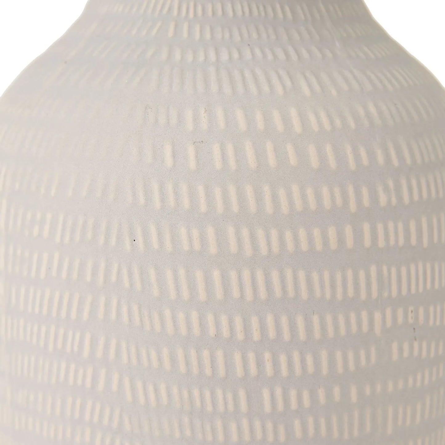 Duck Egg & Cream Textured Ceramic Bottle Table Lamp with Lined Drum Shade & Horizontal Line Detailing – Contemporary Soft-Toned Statement Table Light 44x28x28cm | Click Style