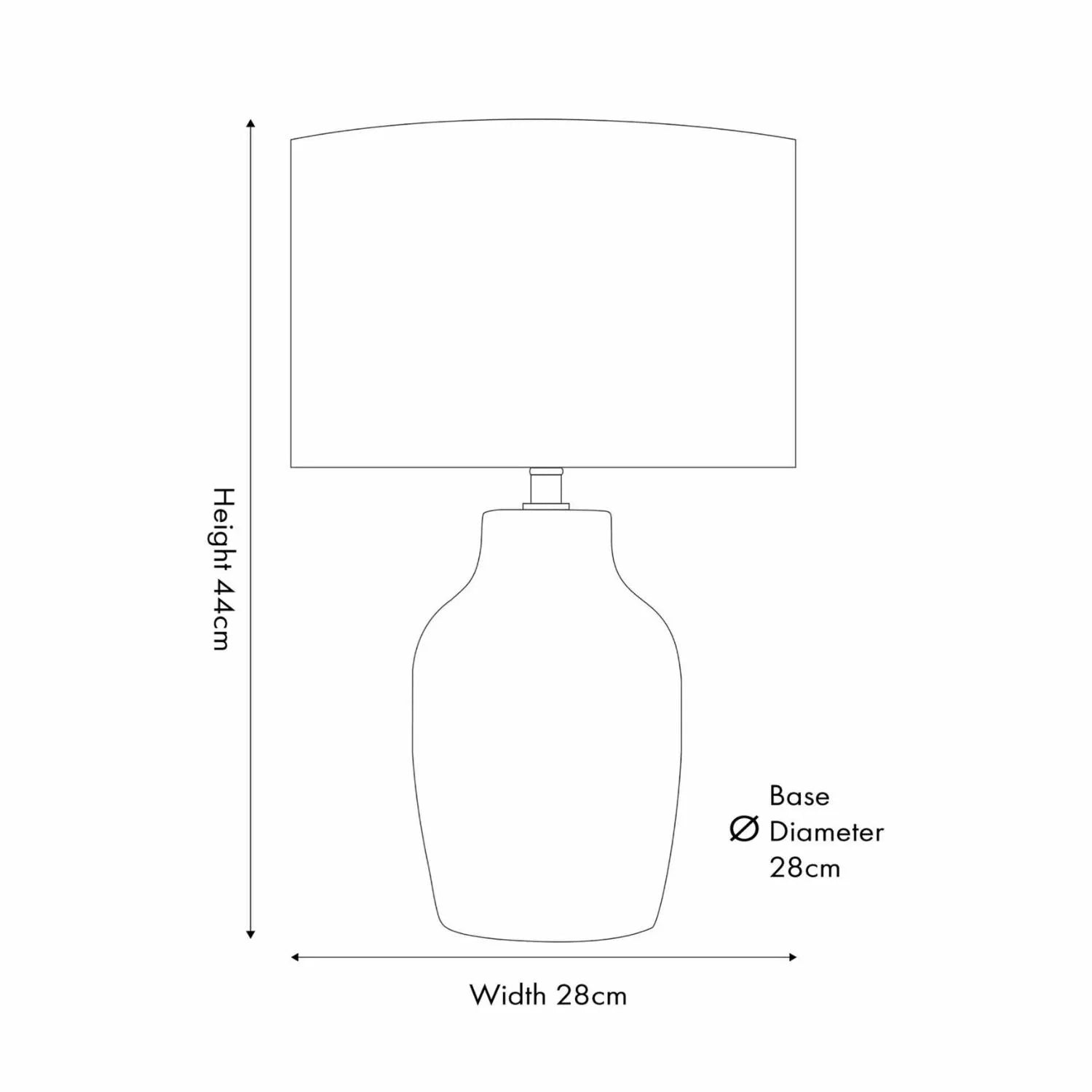 Duck Egg & Cream Textured Ceramic Bottle Table Lamp with Lined Drum Shade & Horizontal Line Detailing – Contemporary Soft-Toned Statement Table Light Dimensions 44x28x28cm | Click Style