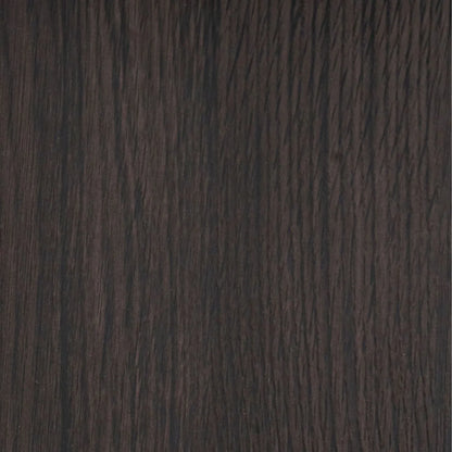 Grey Marble Effect Round Coffee Table with Stone Veneer Top & Dark Brown Pedestal Base – Contemporary Pedestal Coffee Table for Living Rooms 40x80x80cm with faceted pedestal base and marble-effect stone veneer top in grey, charcoal and cream veining | Click Style