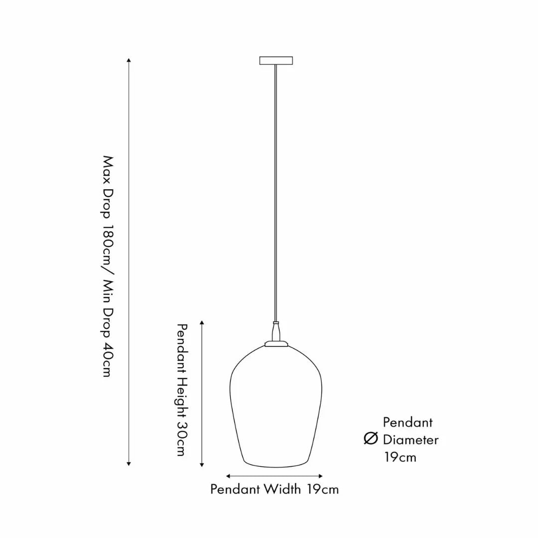 Hand-Cut Clear Glass Adjustable Pendant Light with Diamond Pattern & Antique Brass Fittings Dimensions 180x18x18cm | Click Style