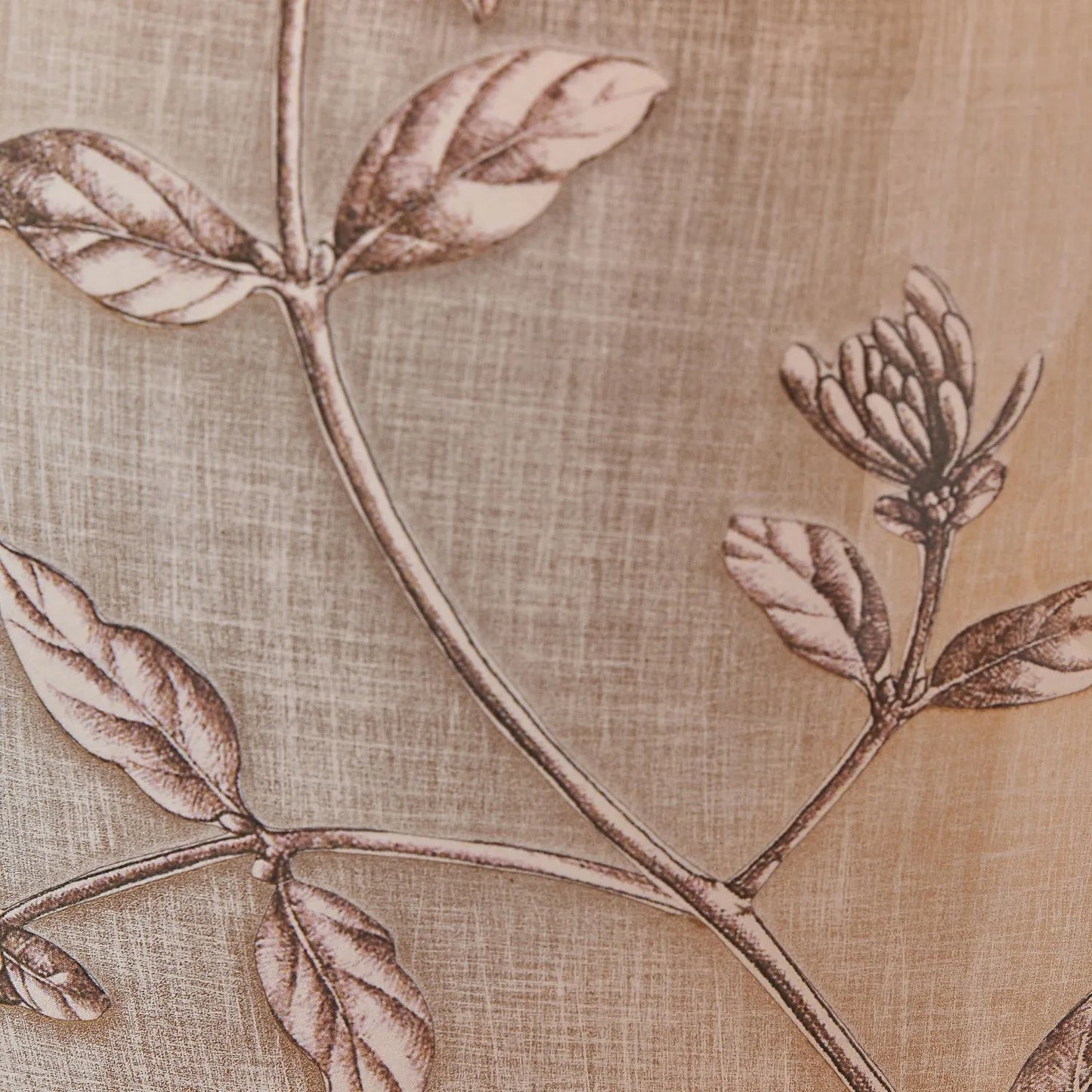 Jenny Worrall Honeysuckle & Foliage cream champagne gold glass table lamp base with bulbous shape and antique brass feet – handcrafted floral luxury lighting H35xW20xD20cm | Click Style