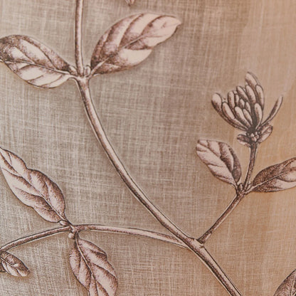 Jenny Worrall Honeysuckle & Foliage cream champagne gold glass table lamp base with bulbous shape and antique brass feet – handcrafted floral luxury lighting H35xW20xD20cm | Click Style