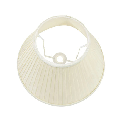 Jenny Worrall Honeysuckle & Foliage Cream Champagne Gold Glass Table Lamp with Almond Cream Silk Knife Pleat Tapered Shade | Click Style