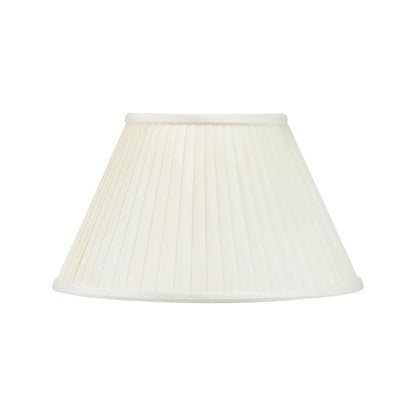 Jenny Worrall Honeysuckle & Foliage Cream Champagne Gold Glass Table Lamp with Almond Cream Silk Knife Pleat Tapered Shade | Click Style