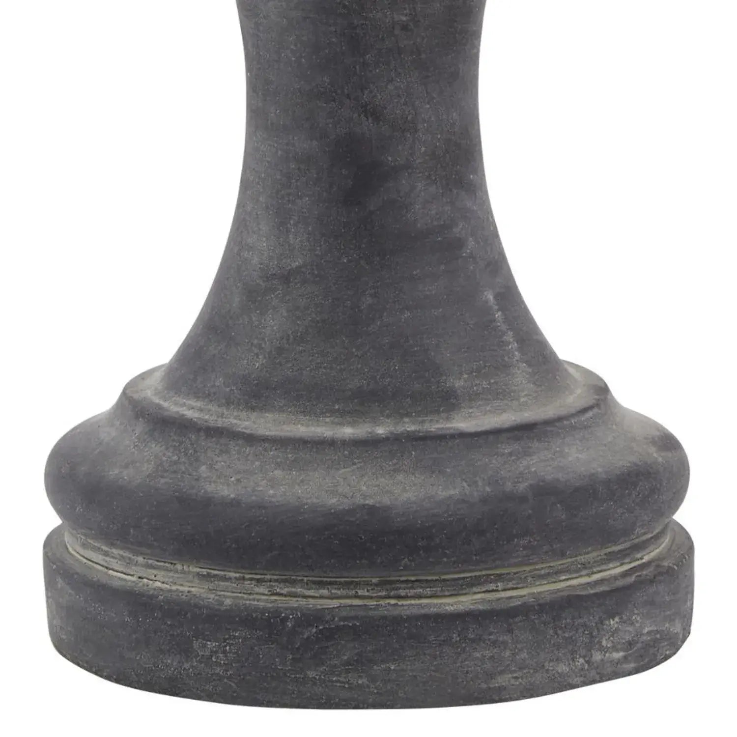 Large Grey Ceramic Queen Chess Piece Ornament – Weathered Stone-Effect Decorative Home Accent 29x16cm - Click Style