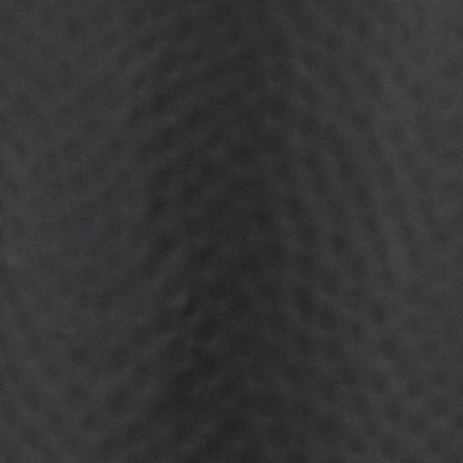 Large Matt Black Hammered Metal Floor Standing Vase with Removable Lid – Tall Tapered Decorative Vase 103x40x40cm – Hammered Metal Texture Close-Up | Click Style