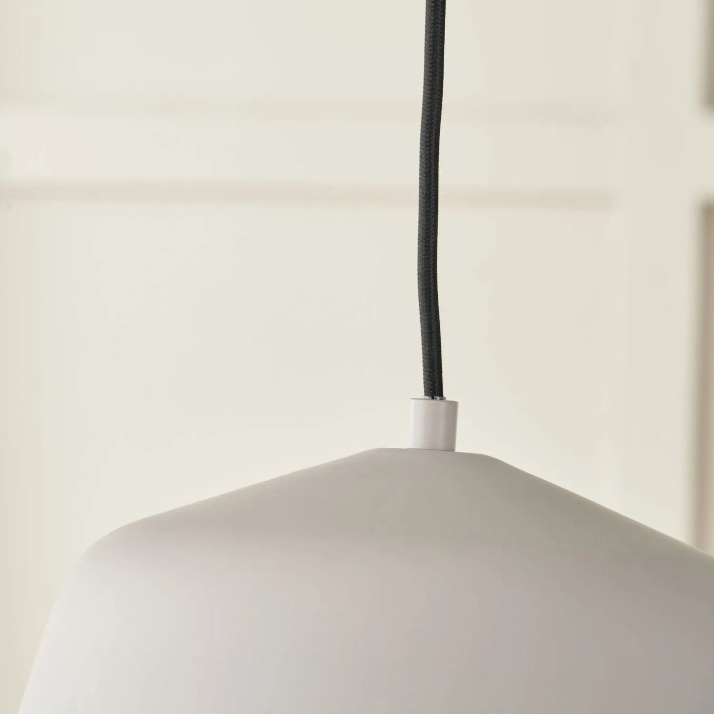 Light Grey Adjustable Retro Pendant Ceiling Light with Metal Dome Shade – Modern Hanging Suspension Lamp 122x29x29cm | Click Style