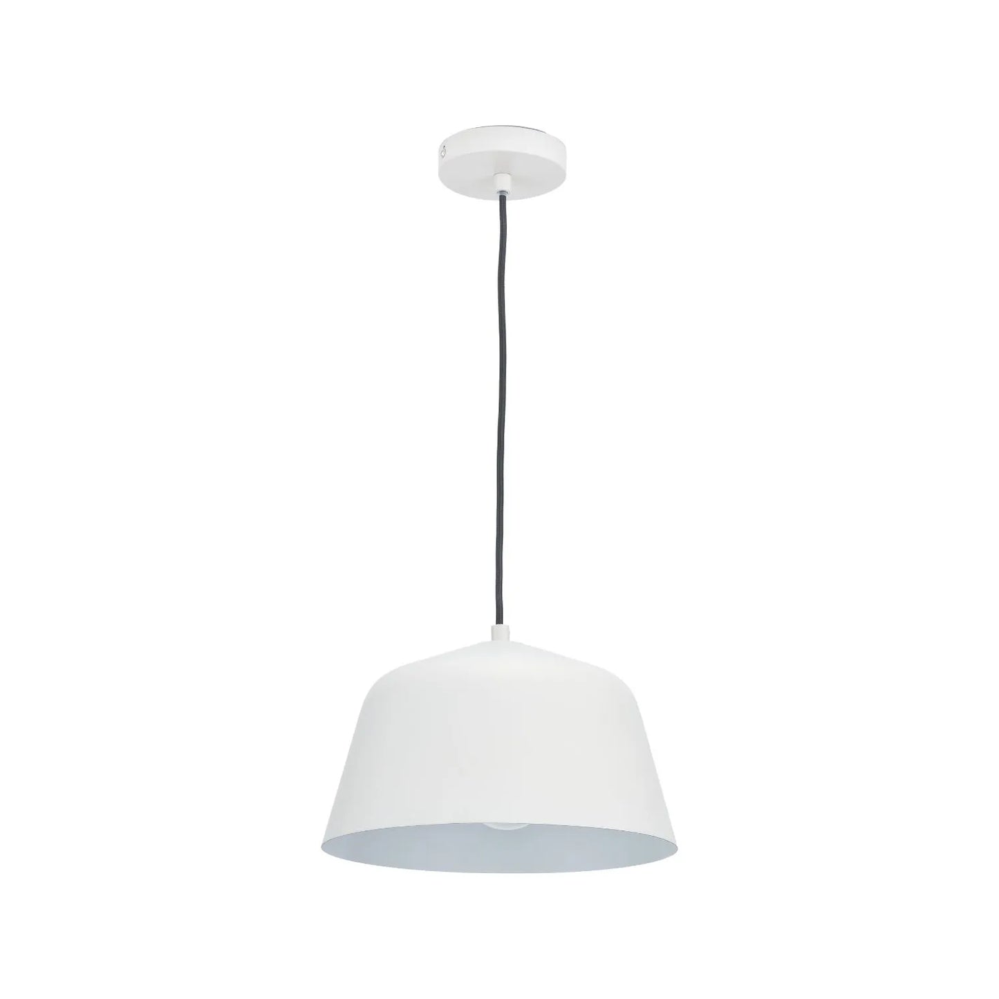 Light Grey Adjustable Retro Pendant Ceiling Light with Metal Dome Shade – Modern Hanging Suspension Lamp 122x29x29cm | Click Style