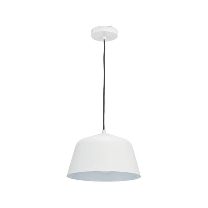 Light Grey Adjustable Retro Pendant Ceiling Light with Metal Dome Shade – Modern Hanging Suspension Lamp 122x29x29cm | Click Style