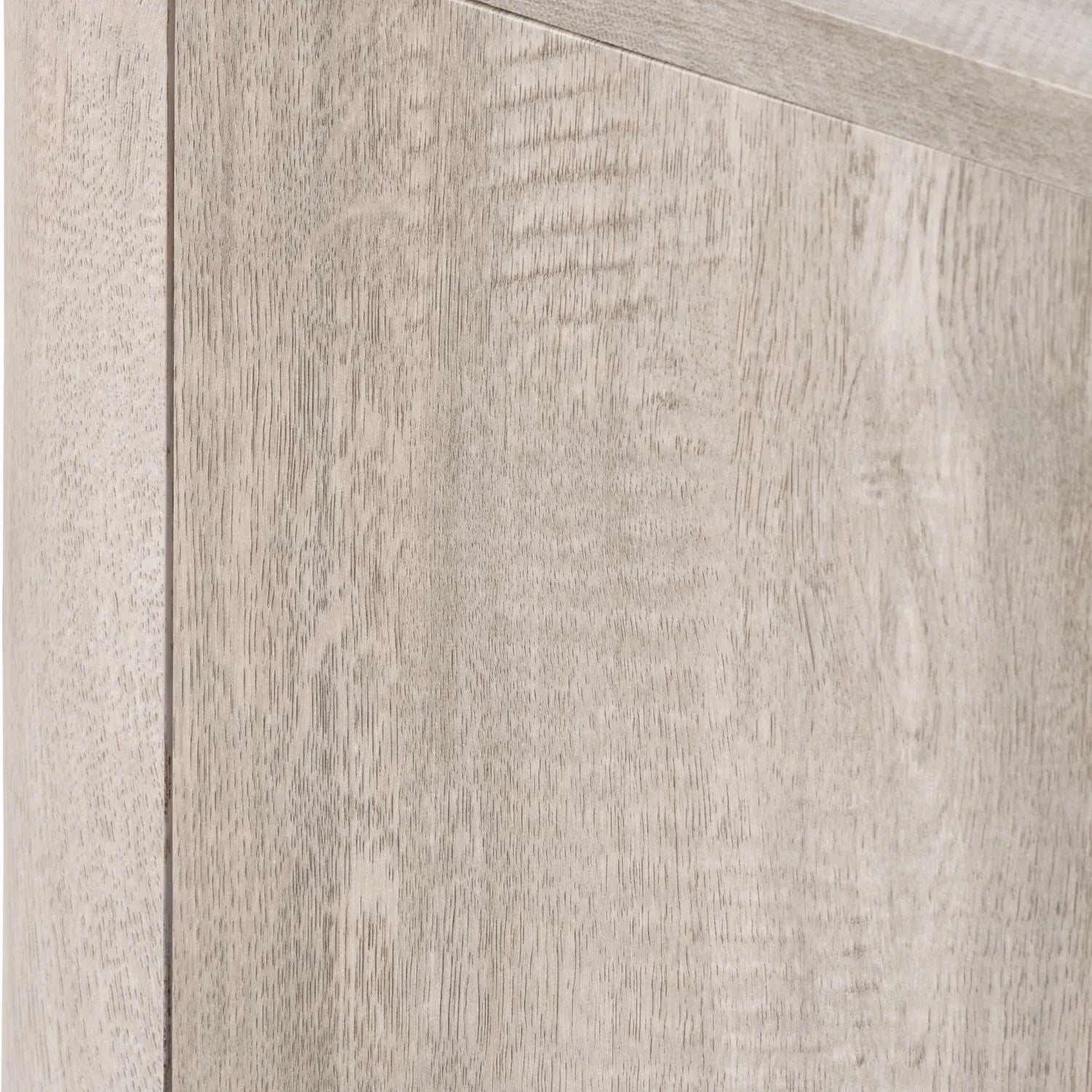 Light Grey Oak Veneer 2 Door Low Sideboard with Internal Shelves, Curved Edges & Tapered Black Metal Legs – Scandinavian Style Wooden Storage Unit 47x120x34cm | Click Style