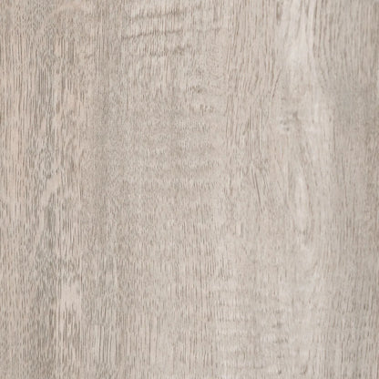 Light Grey Oak Veneer 2 Door Low Sideboard with Internal Shelves, Curved Edges & Tapered Black Metal Legs – Scandinavian Style Wooden Storage Unit 47x120x34cm | Click Style