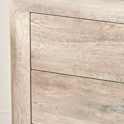 Light Grey Oak Veneer 5 Drawer Chest of Drawers with Tapered Black Metal Legs – Scandinavian Tallboy Unit H100xW50xD40cm – Grey Oak Veneer Tall Chest with Handle-Free Drawers & Black Steel Frame | Click Style