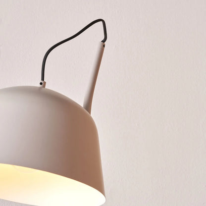 Light Grey Retro Task Floor Lamp with Adjustable Metal Dome Shade – Modern Reading Light 172x30x38cm | Standard Lamp | Click Style