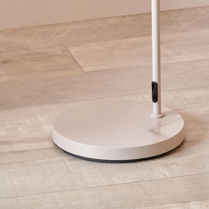 Light Grey Retro Task Floor Lamp with Adjustable Metal Dome Shade – Modern Reading Light 172x30x38cm | Standard Lamp | Click Style