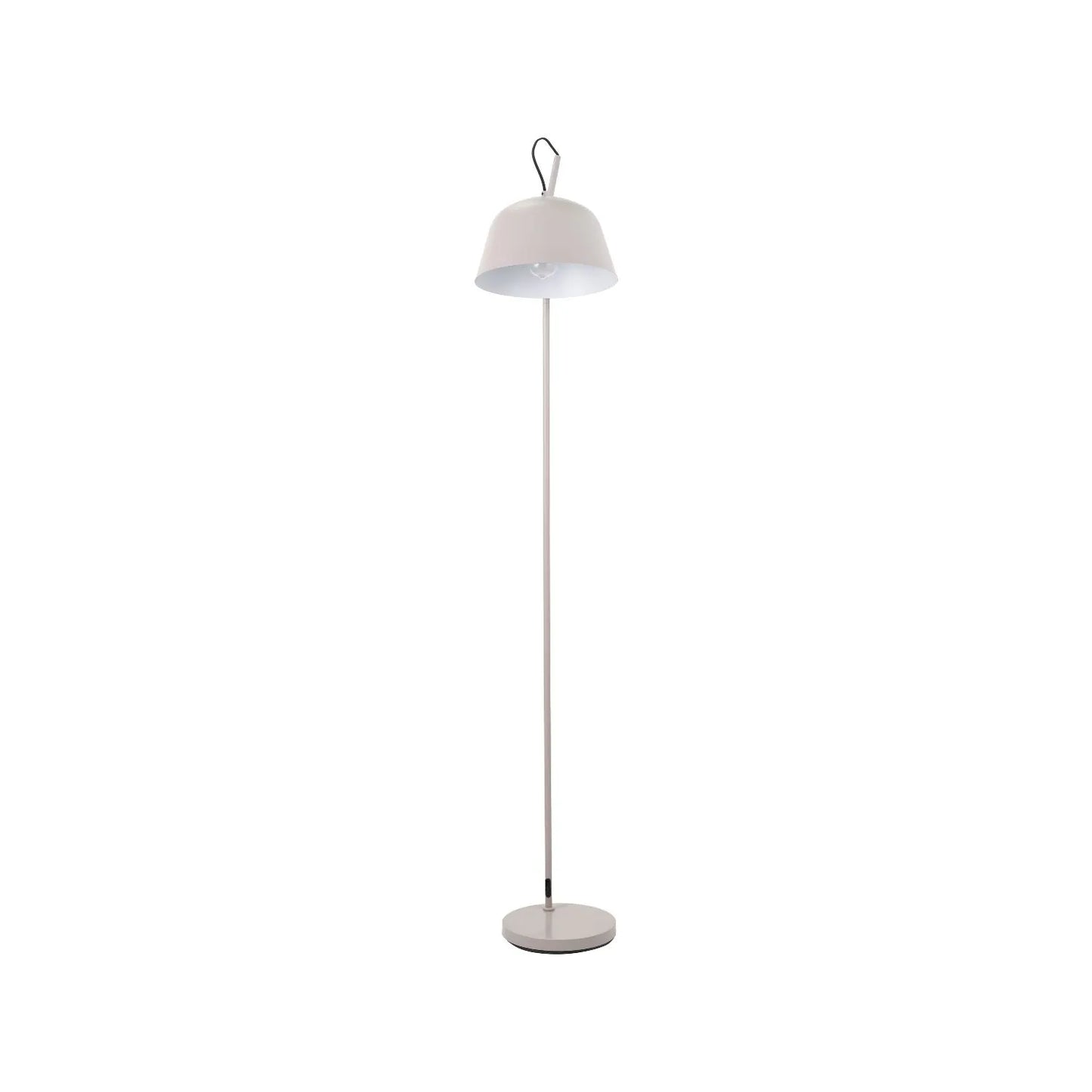 Light Grey Retro Task Floor Lamp with Adjustable Metal Dome Shade – Modern Reading Light 172x30x38cm | Standard Lamp | Click Style