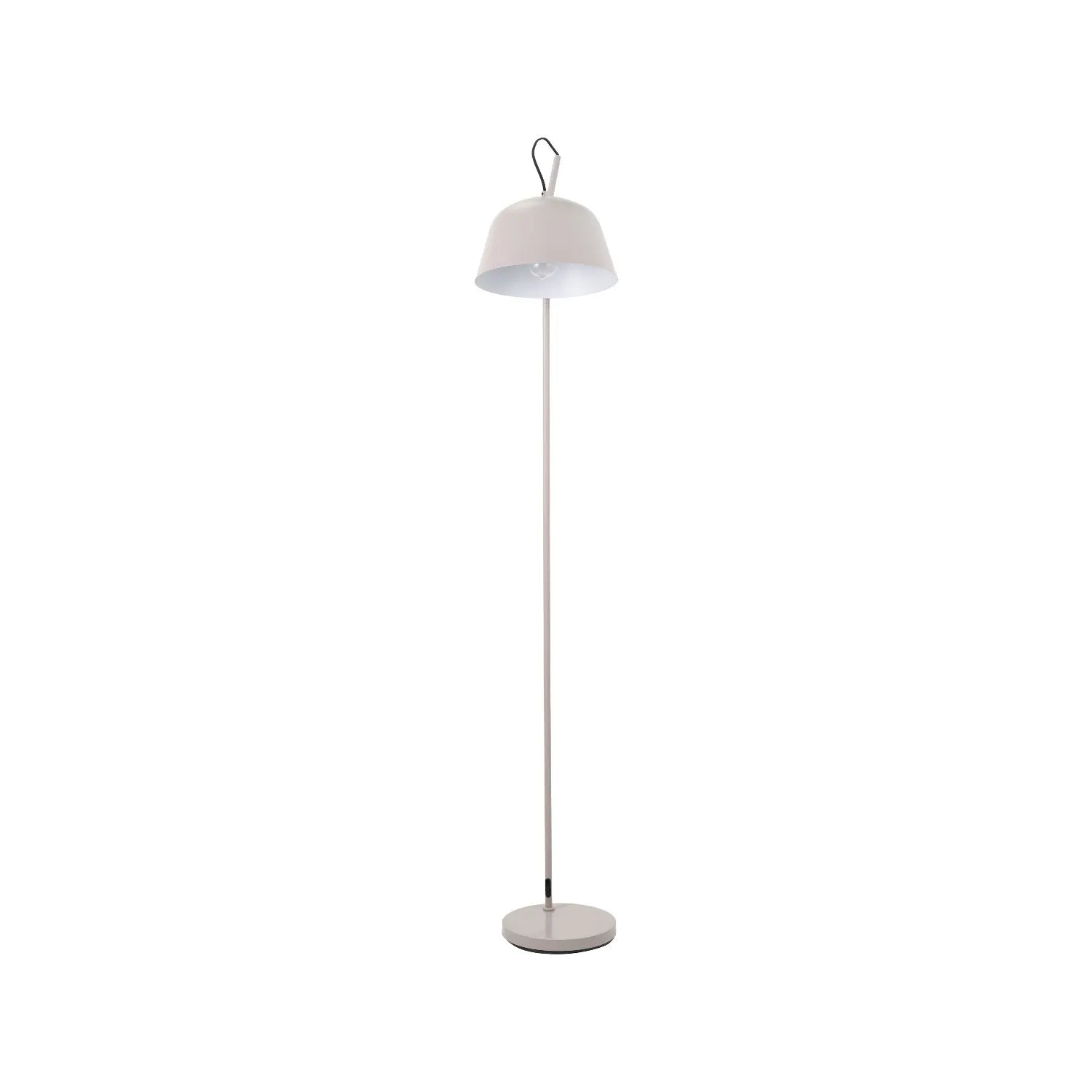 Light Grey Retro Task Floor Lamp with Adjustable Metal Dome Shade – Modern Reading Light 172x30x38cm | Standard Lamp | Click Style