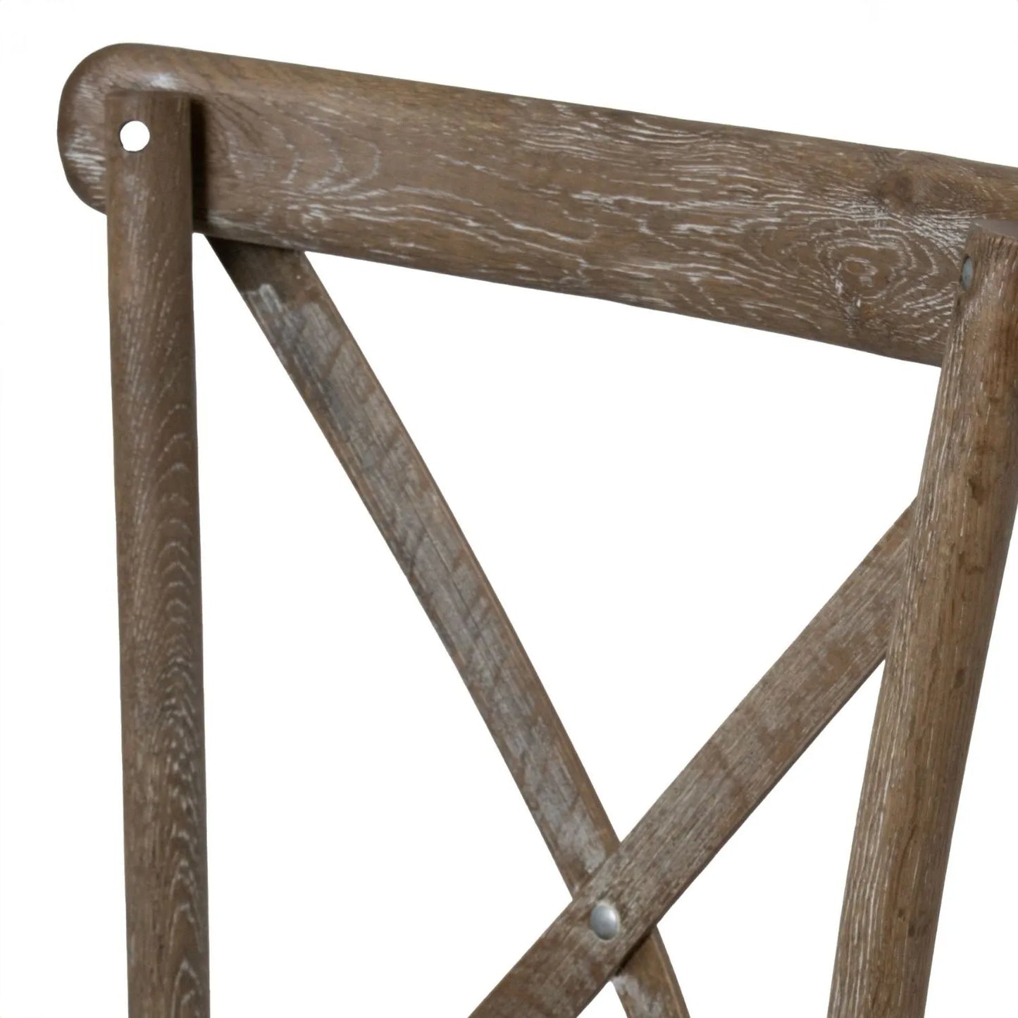 Light Oak Dining Chair With Cross Back | Click Style