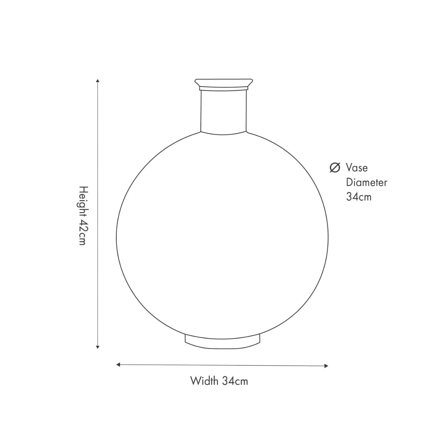 Lilac Recycled Bulbous Floor Vase with Ribbed Texture & Narrow Neck – Artisan Purple Decorative Glass Vessel Dimensions H42xW34xD34cm - Click Style