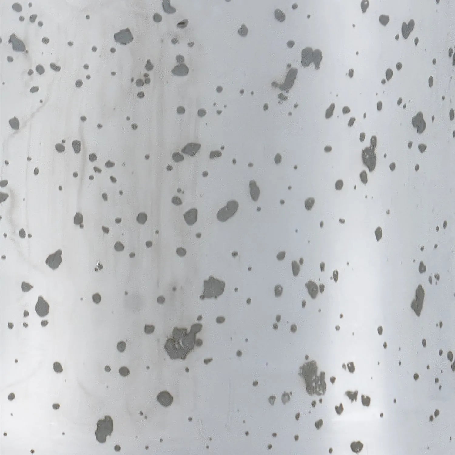 Mirrored mercury glass bottle-shaped table lamp with beige taupe cotton drum shade – contemporary mottled glass decorative lamp 63x40x40cm | Click Style