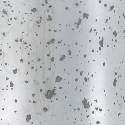 Mirrored mercury glass bottle-shaped table lamp with beige taupe cotton drum shade – contemporary mottled glass decorative lamp 63x40x40cm | Click Style