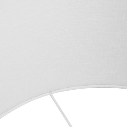 Mirrored Mercury Glass Bottle-Shaped Table Lamp With White Self-Lined Linen Drum Shade 67x40x40cm | Click Style