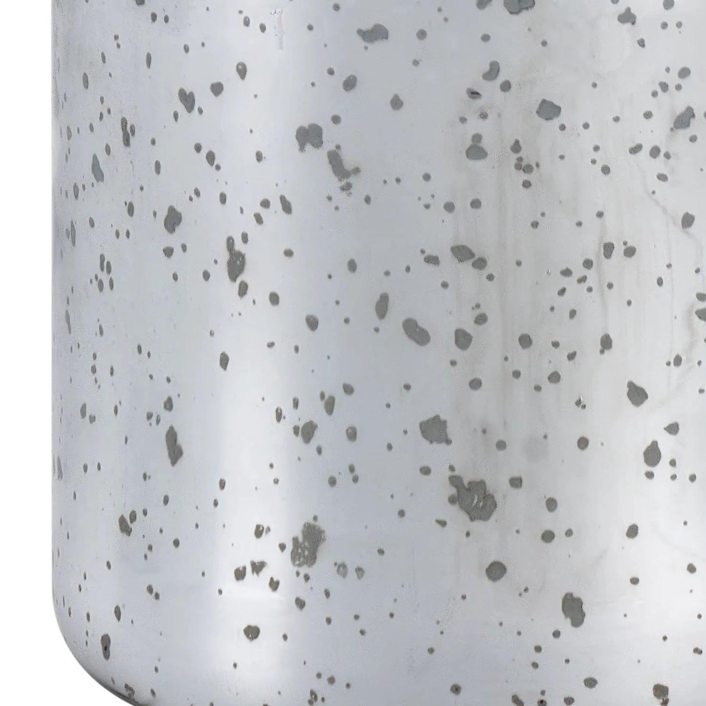 Mirrored Mercury Glass Bottle-Shaped Table Lamp With White Self-Lined Linen Drum Shade 67x40x40cm | Click Style